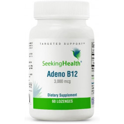 Seeking Health Adeno B12 — добавка витамина B для поддержания энергии и здоровья мозга — энергетическая добавка аденозилкобаламина — 3000 мкг, 60 пастилок