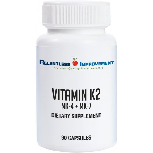 Вітамін K2 MK4 Plus MK7 Vegan Natural-Derived Vege-Caps 90 Count