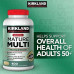 Kirkland Signature Adult 50+ Mature Multi Vitamins & Minerals, 400 таблеток, з упаковкою W&L