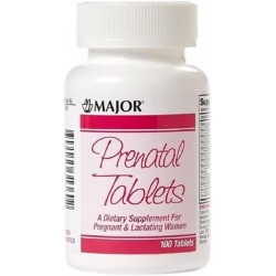 Возможно, вы имели в виду: Major Prenatal Vitamins, 100 Tablets