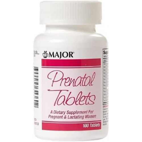 Возможно, вы имели в виду: Major Prenatal Vitamins, 100 Tablets