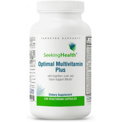 Seeking Health Optimal Multivitamin Plus - Добавка с биотином, CoQ10 и витамином B12 - Поддержка метилирования и энергии - 240 капсул