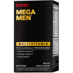 GNC Mega Men Мультивитамины | Антиоксиданты, здоровье сердца и поддержка иммунитета | 180 Граф