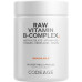 Codeage Raw Vitamin B-Complex Supplement - Основні вітаміни B з пробіотиками, травними ферментами, фруктами та овочами - 2-місячний запас - Метилфолат - Біотин - Вітамін B12 - Без ГМО - 60 капсул