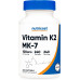 Nutricost Vitamin K2 MK-7 100 мкг, 240 м'яких капсул - без глютену та без ГМО MK7