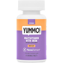 Возможно, вы имели в виду: NovaFerrum Yummy | Kids Chewable Multivitamin with Iron | 18mg of Iron | Sugar Free | 90 Servings |Fruit Flavor |Immune Support