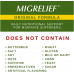 MigreLief Original Triple Therapy with Puracol - Харчова підтримка для хворих на мігрень - 60 капсул на 1 місяць