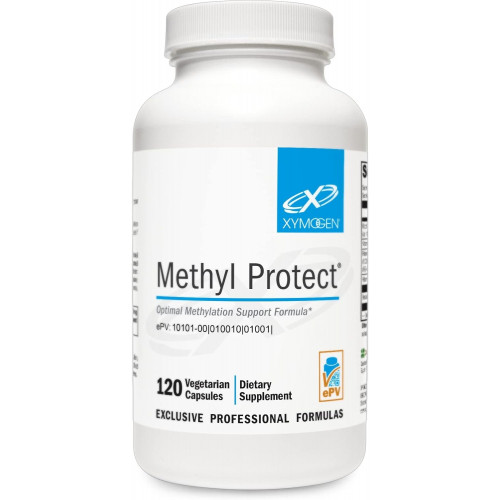 XYMOGEN Mmethyl Protect — оптимальная формула метилирования с метилфолатом, витамином B12 (метилкобаламин b12), рибофлавином + витаминами B6 — когнитивными, гомоцистеином + добавками для здоровья сердца (120 капсул)