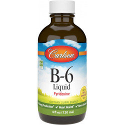 Возможно, вы имели в виду: Carlson - B6 Liquid, Vitamin B-6, Energy Production, Heart Health, Berry Lemonade Flavor, 120 mL (4 Fl Oz)