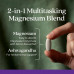 Добавка New Chapter Magnesium + Ashwagandha, 325 мг с глицинатом магния, усвоение в 2,5 раза, восстановление мышц, здоровье сердца и костей, спокойствие и расслабление, без глютена, без ГМО - 60 шт. (запас на 2 месяца)