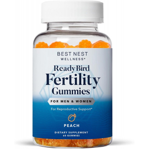 Возможно, вы имели в виду: Best Nest Wellness Fertility Gummy Vitamins, Prenatal Multivitamin Gummies for Men and Women, with/ CoQ10, Methylfolate (Folic Acid) for Conception, Peach Flavor, 60 Ct