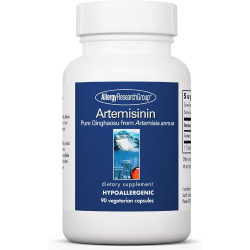 Allergy Research Group Artemisinin Supplement - Support GI Tract, Pure Qinghaosu from Artemisia annua, Thujone Free, Hypoallergenic, Vegetarian Capsules - 90 Count