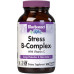 Овочеві капсули Bluebonnet Nutrition Stress Relief B Complex, вітамін B6, B12, біотин, фолієва кислота, веганські, без глютену, сої та молока, кошерні, без смаку, 100 шт.