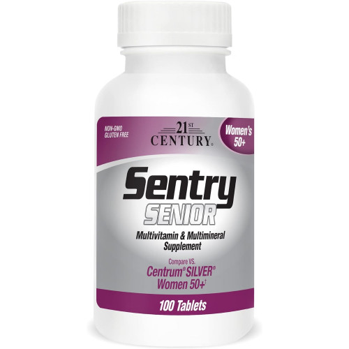 21st Century Sentry Senior Women 50 Plus Tablets, 100 Count (27542)