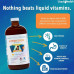 LIQUIDHEALTH Attention Liquid Multivitamin для дітей і підлітків - покращує збереження пам'яті, концентрацію, концентрацію, настрій, розслаблення та заспокоєння - чудовий смак, веганський, без цукру (16 унцій)