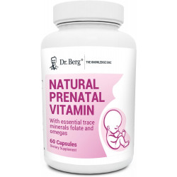 Возможно, вы имели в виду: Dr. Berg Natural Prenatal Vitamins for Women (Pregnant & Nursing) - Prenatal Vitamins with Folic Acid, Vitamins, Minerals, Omegas, & 11 Powerful Superfoods - Women's Prenatal Multivitamin - 60 Capsules