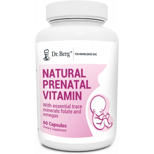 Возможно, вы имели в виду: Dr. Berg Natural Prenatal Vitamins for Women (Pregnant & Nursing) - Prenatal Vitamins with Folic Acid, Vitamins, Minerals, Omegas, & 11 Powerful Superfoods - Women's Prenatal Multivitamin - 60 Capsules