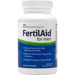 Fairhaven Health FertilAid for Men Prenatal Male Fertility Supplement | Рахунок і моторика підтримують перед зачаттям для нього | Підтримка фертильності включає L-карнітин, цинк і фолієву кислоту | 90 капсул