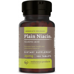 Возможно, вы имели в виду: Plain Niacin - 250 mg Immediate Release Niacin with Flush (Vitamin B3) - Nicotinic Acid 100 Tablets - Non-GMO, Vegan, Gluten Free Company