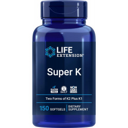 Возможно, вы имели в виду: Life Extension Super K, 150 Softgels, with Vitamin K1 and K2 - MK4 and MK7