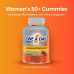 One A Day Women's 50+ Gummies, Advanced Multivitamin For Women, Вітаміни для підтримки мозку та імунітету, полівітаміни з комплексом вітамінів групи B Super 8, 110 шт.