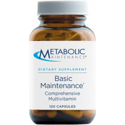 Metabolic Maintenance Basic Maintenance Plus D-3 Without Iron - Мультивітаміни двічі на день з метилфолатом + метил B12 (120 капсул)