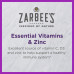 Zarbee's Kids Immune Support, Витамины C, D и цинк для ежедневного иммунитета для детей от 4 лет, натуральная добавка со вкусом тропических фруктов, 28 жевательных таблеток