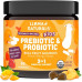 Llama Naturals Real Fruit Prebiotic & Probiotic Kids Gummies, без добавления сахарного тростника, веганские органические синбиотики, пищеварение у детей, боли в животе у малышей, здоровье кишечника, 2 млрд КОЕ, 60 шт. (30 дней), персик и манго