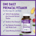 New Chapter Prenatal Vitamins, ежедневный пренатальный мультивитаминный комплекс One Daily Prenatal Multivitamin, улучшенный для возраста 35+ с метилфолатом и холином для здоровья мамы и малыша, без глютена и ГМО - 30 шт.