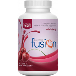 Bariatric Fusion Wild Cherry Полный жевательный бариатрический мультивитамин с железом для пациентов, перенесших бариатрическую хирургию, включая желудочное шунтирование и рукавную гастрэктомию - 120 Таблетки