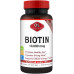 Olympian Labs Max Strength Biotin Vitamin B7 Supplement, таблетки 10 000 мкг, покращує ріст волосся, шкіри та нігтів, 60 веганських таблеток