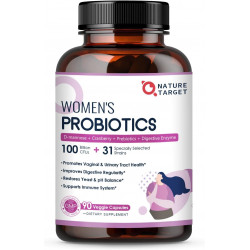 Возможно, вы имели в виду: Probiotics for Women Digestive Health, 100 Billion CFUs Probiotic with Digestive Enzymes & Probiotics, Vaginal Probiotics with Cranberry for Urinary Tract Health & pH Balance, 90 Veggie Capsules