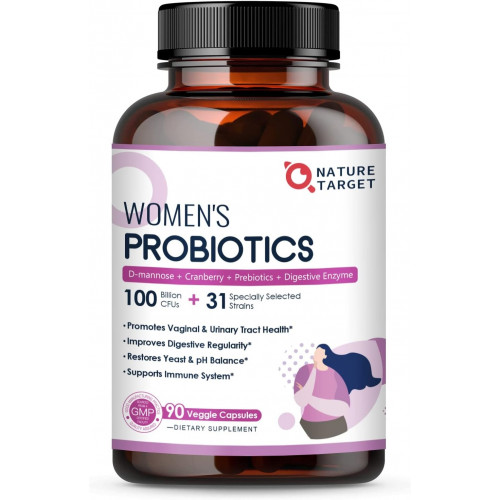 Возможно, вы имели в виду: Probiotics for Women Digestive Health, 100 Billion CFUs Probiotic with Digestive Enzymes & Probiotics, Vaginal Probiotics with Cranberry for Urinary Tract Health & pH Balance, 90 Veggie Capsules