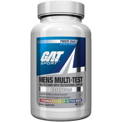 GAT SPORT Men's Multi + Test, мультивітамінні таблетки преміум-класу (60 штук)