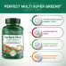 Purity Products Perfect Multi Super Greens Пищевая добавка Health Nutrition, 120 штук