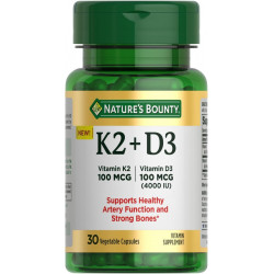 Nature's Bounty K2 + D3, 30 капсул