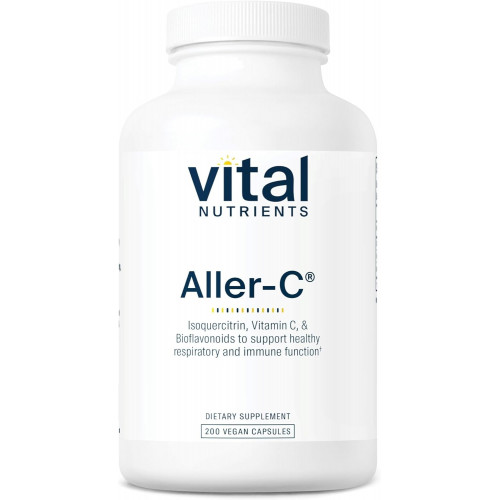 Возможно, вы имели в виду: Vital Nutrients Aller-C | Vegan Respiratory and Sinus Function Support*| Isoquercitrin, Bromelain, Bioflavonoids, and Vitamin C | Gluten, Dairy, Soy Free Supplement | 200 Capsules