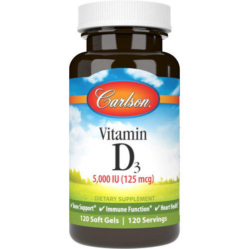 Возможно, вы имели в виду: Carlson - Vitamin D3 5000 IU (125 mcg), Bone Health, Muscle Health, Cholecalciferol, Vitamin D Supplements, Vitamin D3 Softgels, 120 Softgels