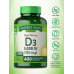 Nature's Truth Vitamin D3 5000 МО | 400 капсул | Висока потенція | Добавка без ГМО та глютену