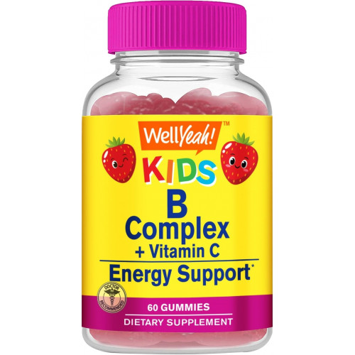 Возможно, вы имели в виду: B Complex Gummies for Kids - with Vitamin C, Niacin, Vitamin B6, Folic Acid, Vitamin B12, Biotin and Pantothenic Acid - 2 Month Supply - Strawberry Flavor - Non GMO, Gluten Free - 60 Gummies