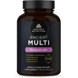 Ancient Nutrition Multivitamin for Women 40, Мультивітаміни та підтримка імунітету з вітаміном D і C, 20 вітамінів і мінералів, підтримка стресу та сну, підтримує здоров’я кісток і крові, 90 капсул