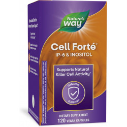 Nature's Way Cell Forté IP-6 и инозитол, поддерживает активность естественных клеток-киллеров*, поддерживает иммунитет*, без глютена, веганский, 120 капсул (упаковка может отличаться)