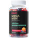 GNC Mega Men Essentials 50 Plus Gummy Multivitamin | Підтримує здорове старіння та здоров'я імунітету | Апельсин, вишня та ягода | 120 граф