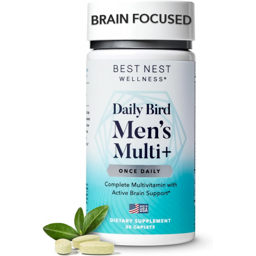 Возможно, вы имели в виду: Best Nest Wellness Men's Daily Multivitamin - Men Vitamins for Overall Health, Multimineral Supplement with Probiotics, Methylfolate, A, C, D, E B12, Zinc & Whole Food Organic Blend Multivitamin 30Ct