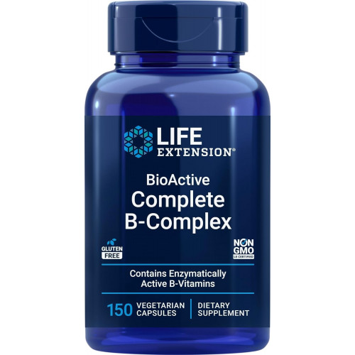 Life Extension BioActive Complete B-комплекс, 150 вегетарианских капсул