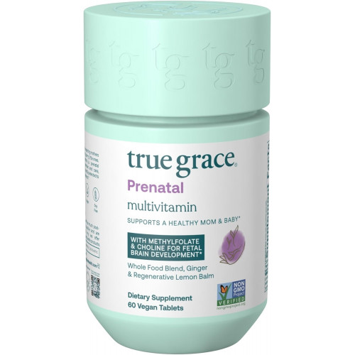 Возможно, вы имели в виду: True Grace Prenatal Multivitamin - 60 Vegan Tablets - Supports a Healthy Mom & Baby with Methylfolate and Choline for Fetal Brain Development - Gluten Free, Soy Free - 30 Servings