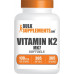 BulkSupplements.com Softgels з вітаміном K2 - Вітамін K2 MK7, добавка з вітаміном K2, вітамін K2 100 мкг - MK7 Вітамін K2 для кісток, без глютену - 1 капсула на порцію, 365 капсул