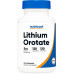 Nutricost Lithium Orotate 5 мг, 120 капсул - вегетарианские капсулы, без ГМО, без глютена