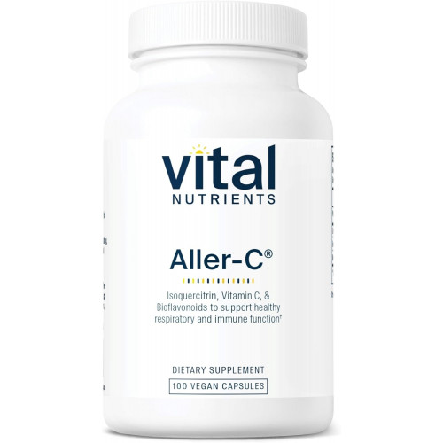 Возможно, вы имели в виду: Vital Nutrients Aller-C | Vegan Respiratory and Sinus Function Support*| Isoquercitrin, Bromelain, Bioflavonoids, and Vitamin C | Gluten, Dairy, Soy Free Supplement | 100 Capsules