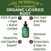 USDA Organic Licorice Root Extract Liquid Drops Доповнення. Веганська настоянка для травлення та здоров’я дихальних шляхів. Extracto de Regaliz Root Oil Herb. Без цукру, безглютенові добавки для жінок і чоловіків